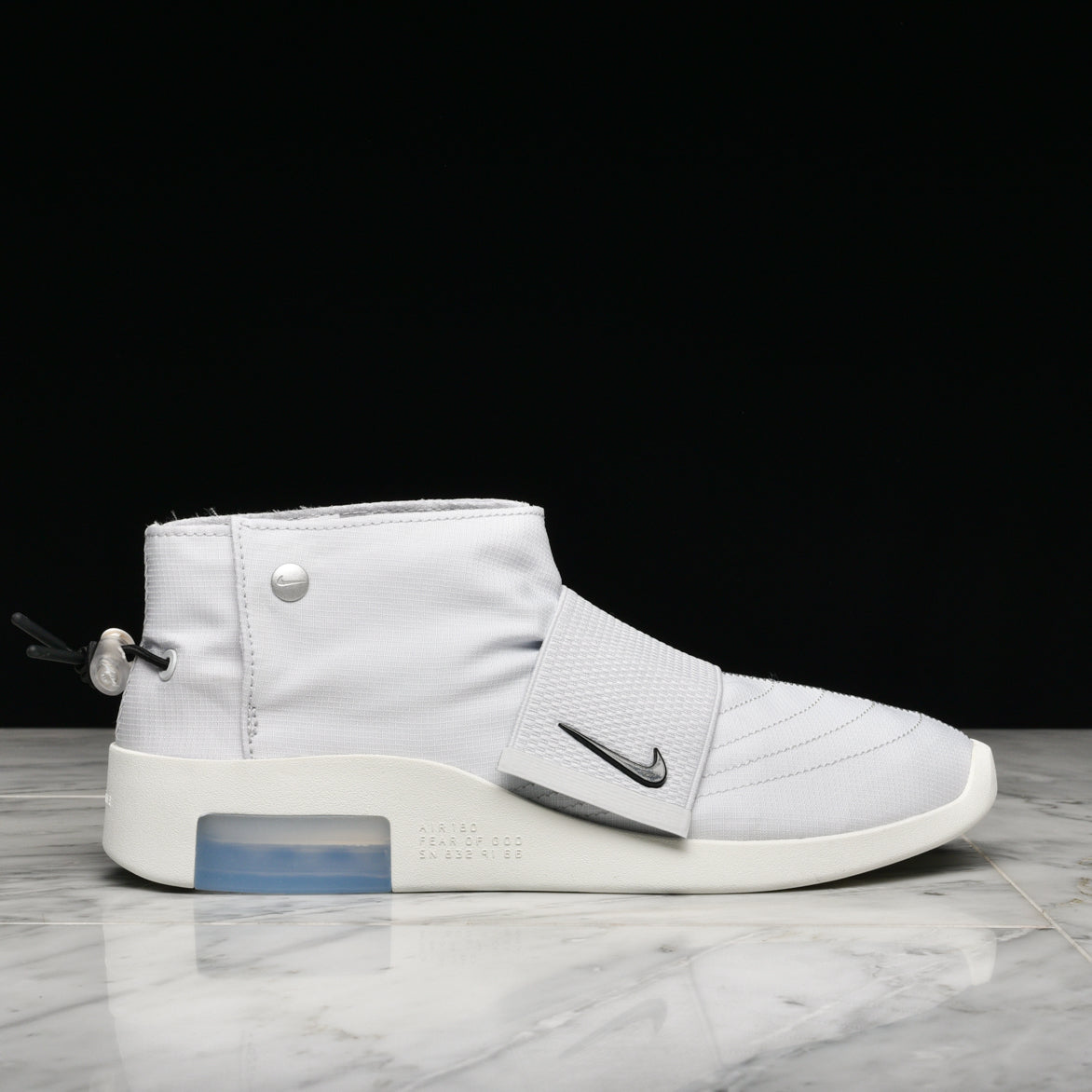 nike fear of god moc pure platinum