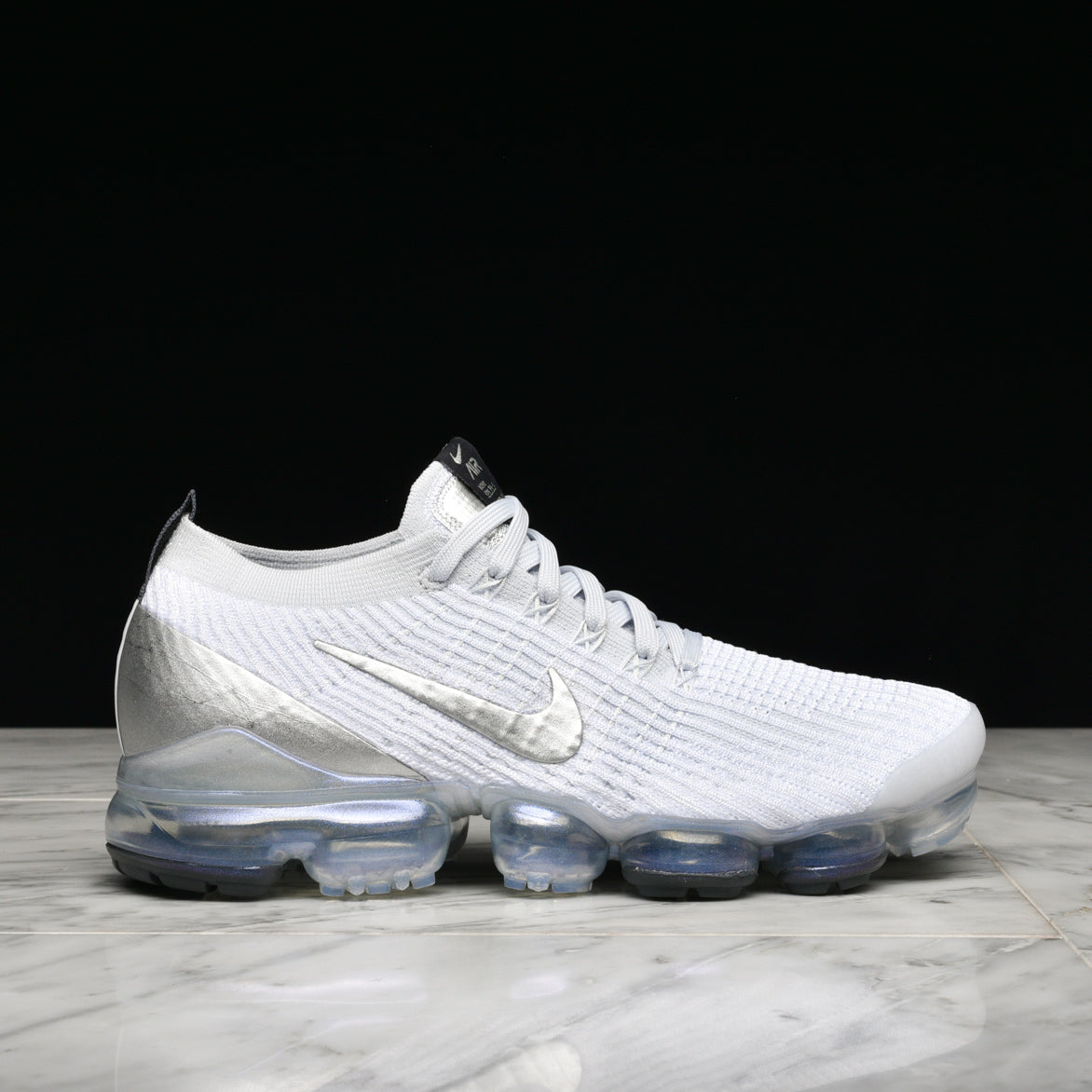 vapormax white and silver