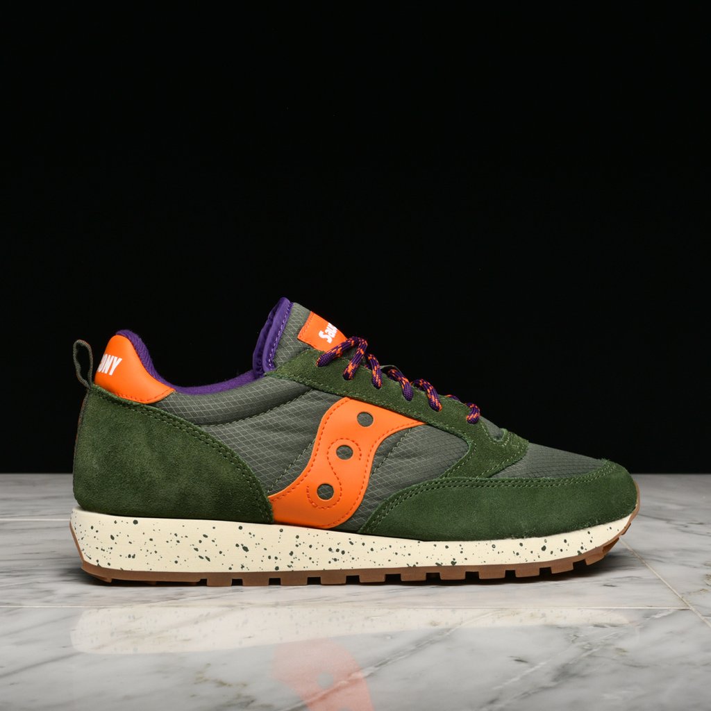 saucony jazz green orange