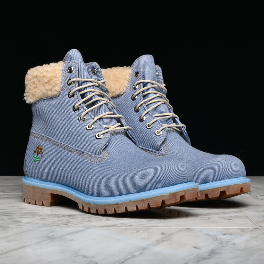 denim timberland boots