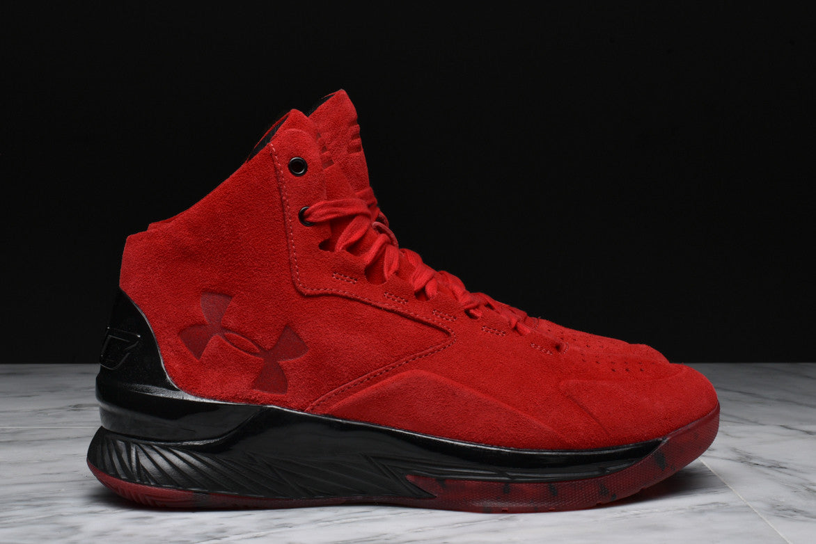 CURRY 1 LUX MID SUEDE - RED 