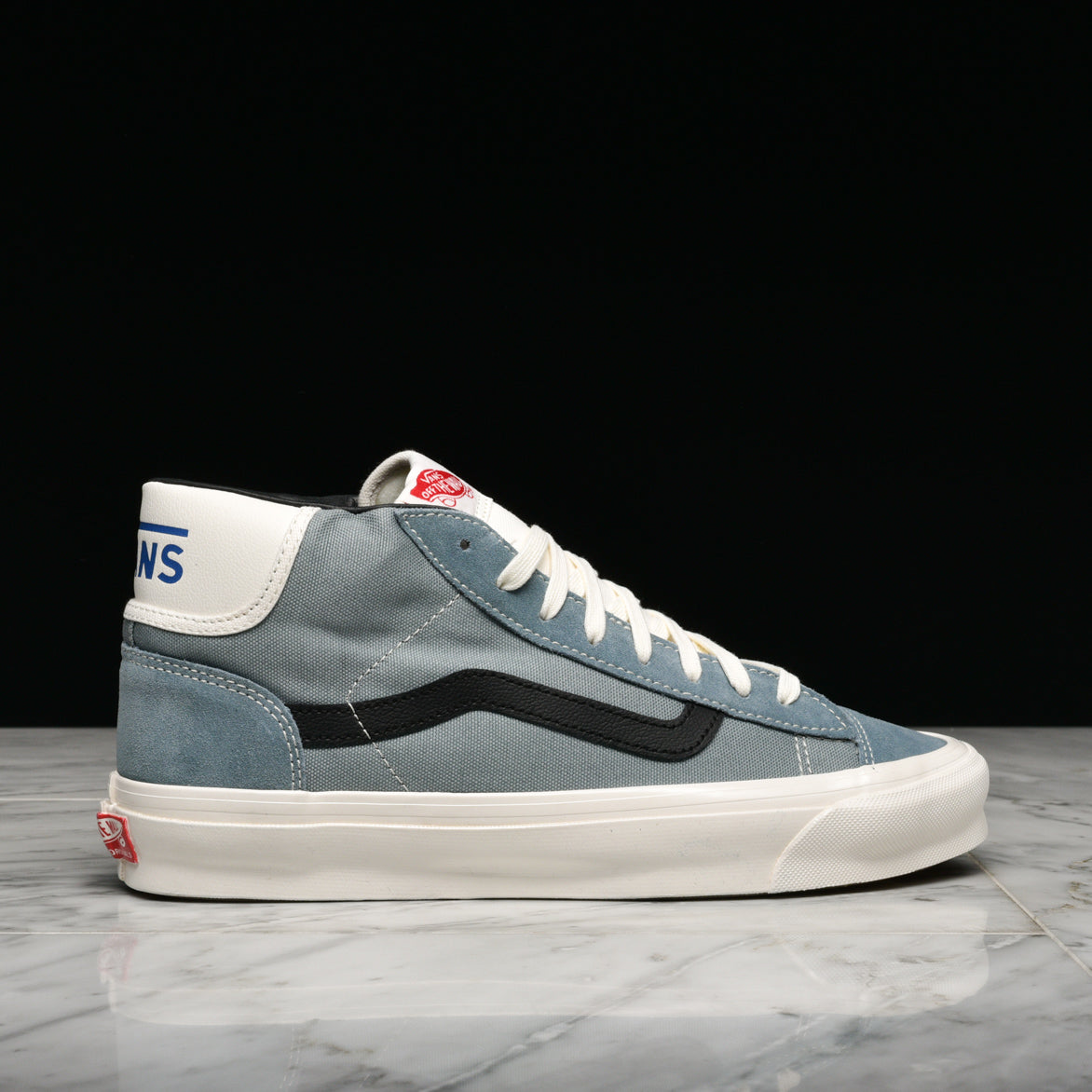 VANS VAULT OG MID SKOOL LX - LEAD / MARSHMALLOW | lapstoneandhammer.com