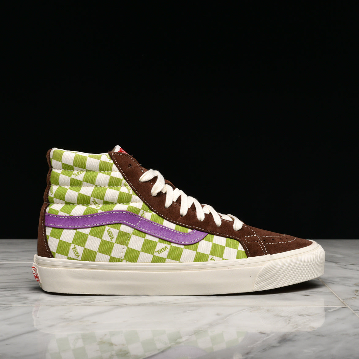 vans sk8 hi lime green