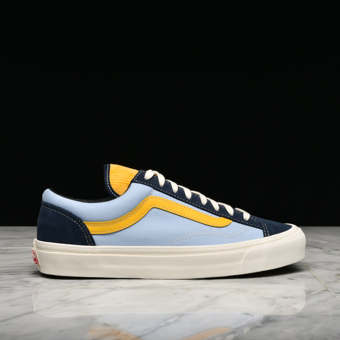 vans style 36 blue yellow