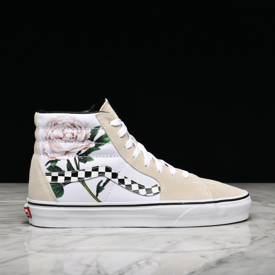 vans sk8 hi checker floral