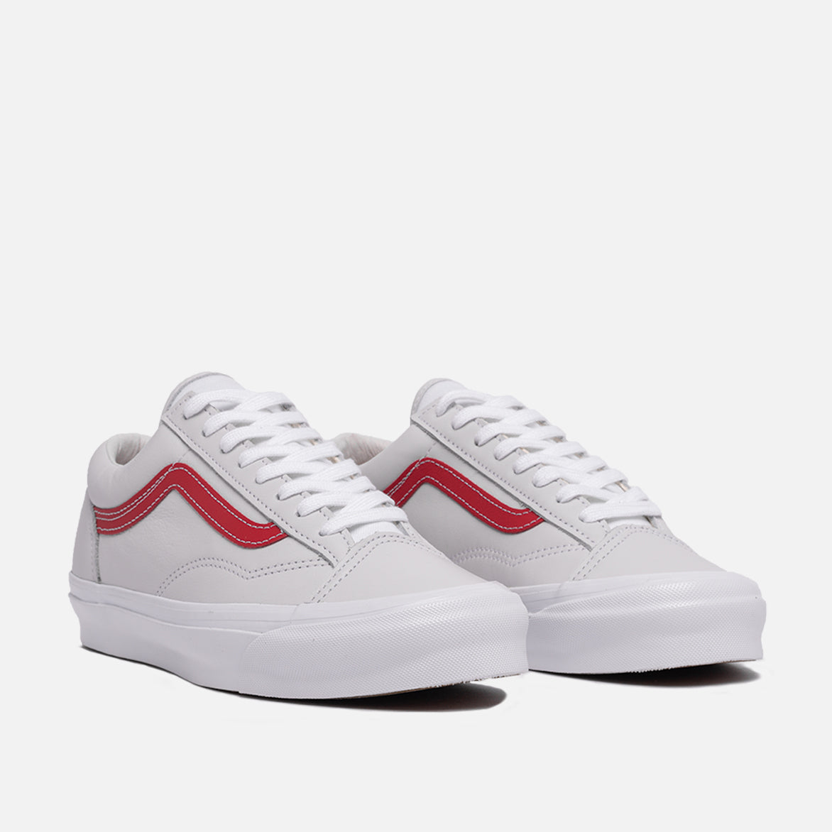 VANS VAULT OG STYLE 36 LX LEATHER - RED 