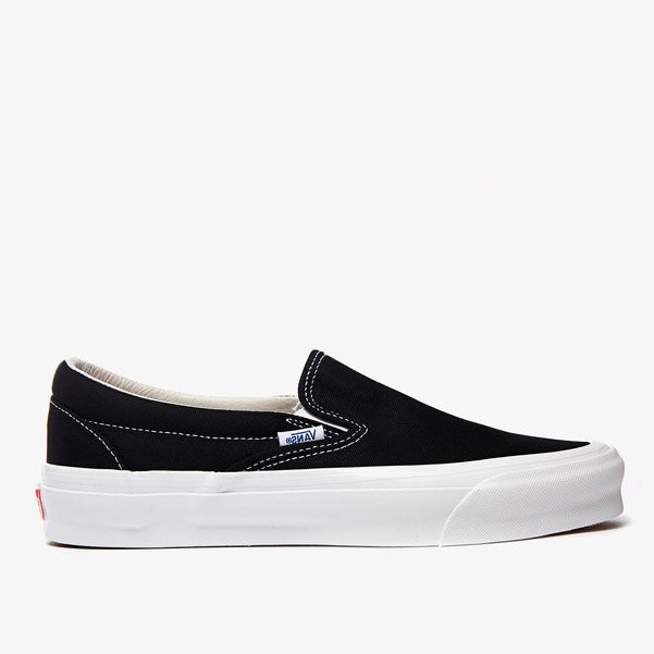 VANS VAULT OG CLASSIC SLIP-ON - BLACK 