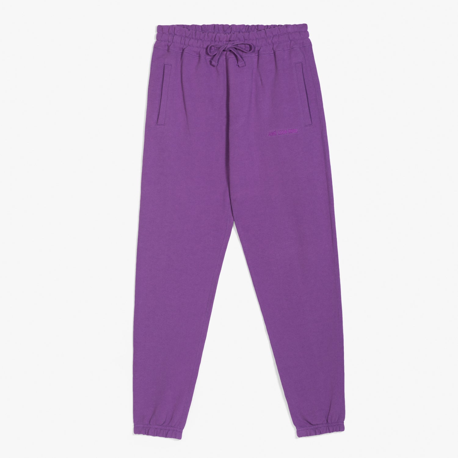 purple sweat pants