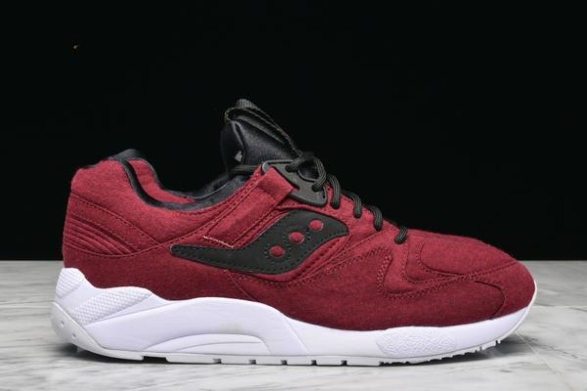 saucony grid 9000 maroon