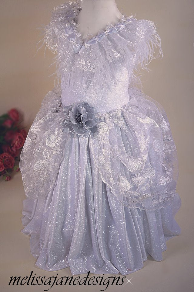 silver christmas dress