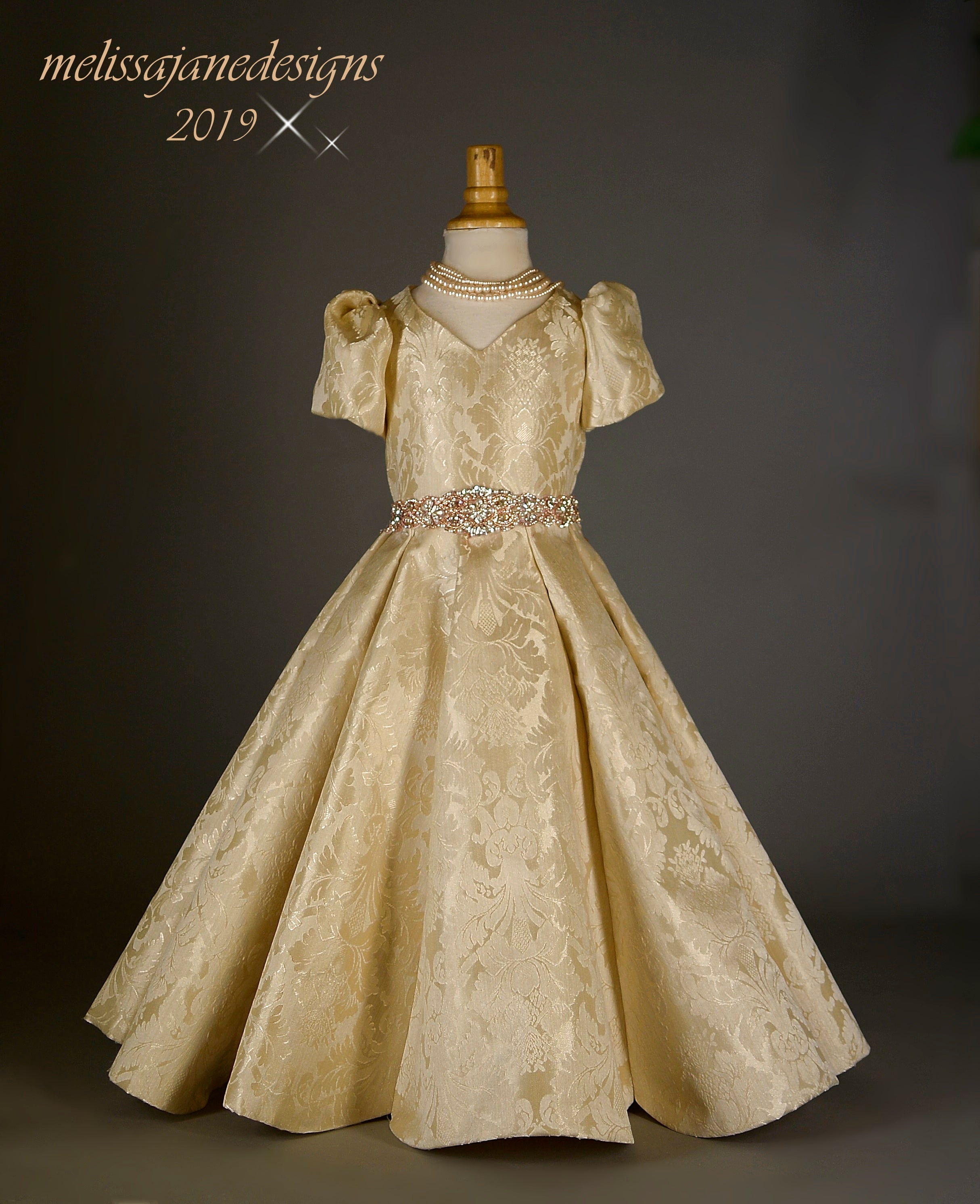 gold couture gown