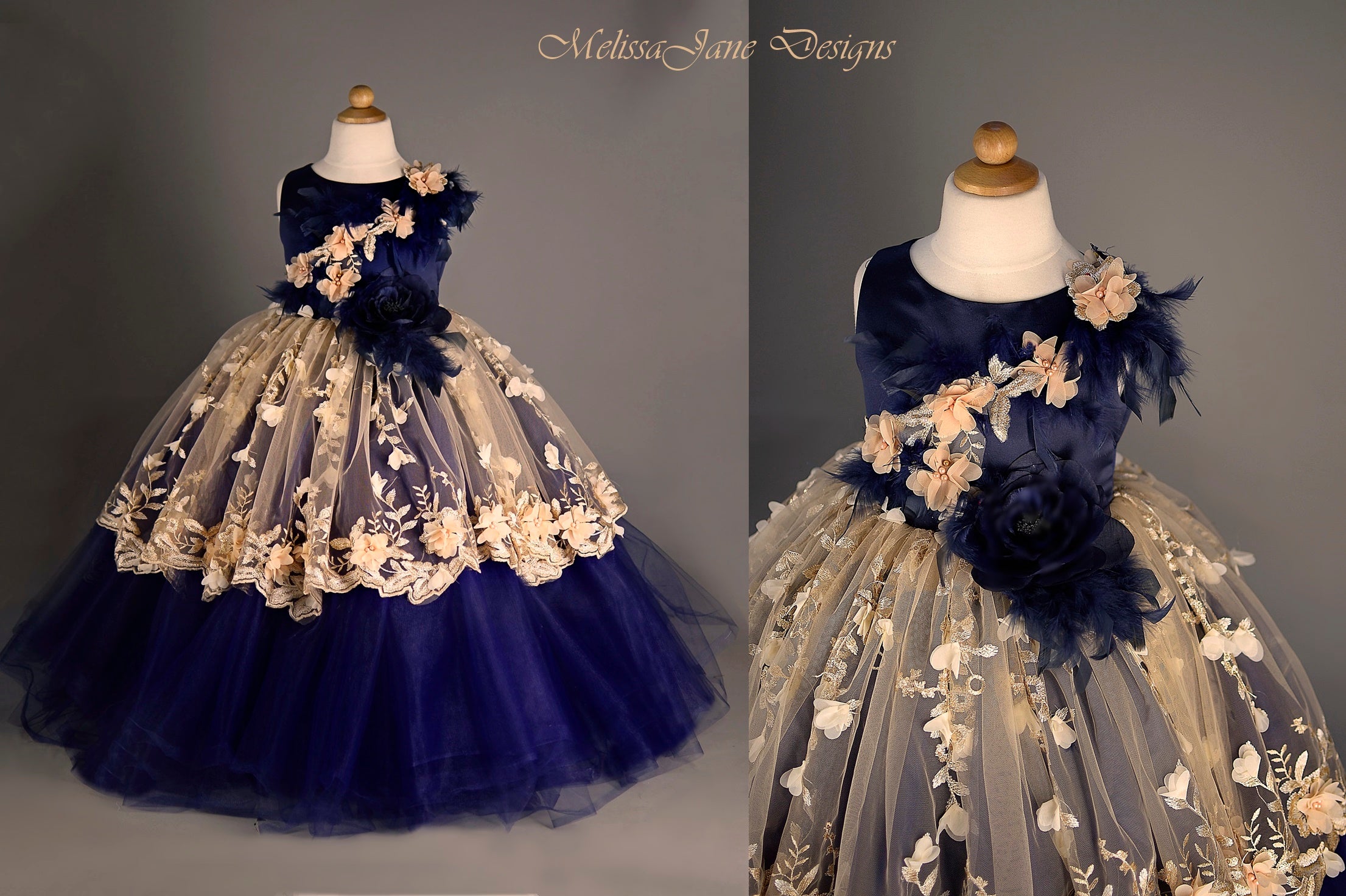 navy blue tutu dress