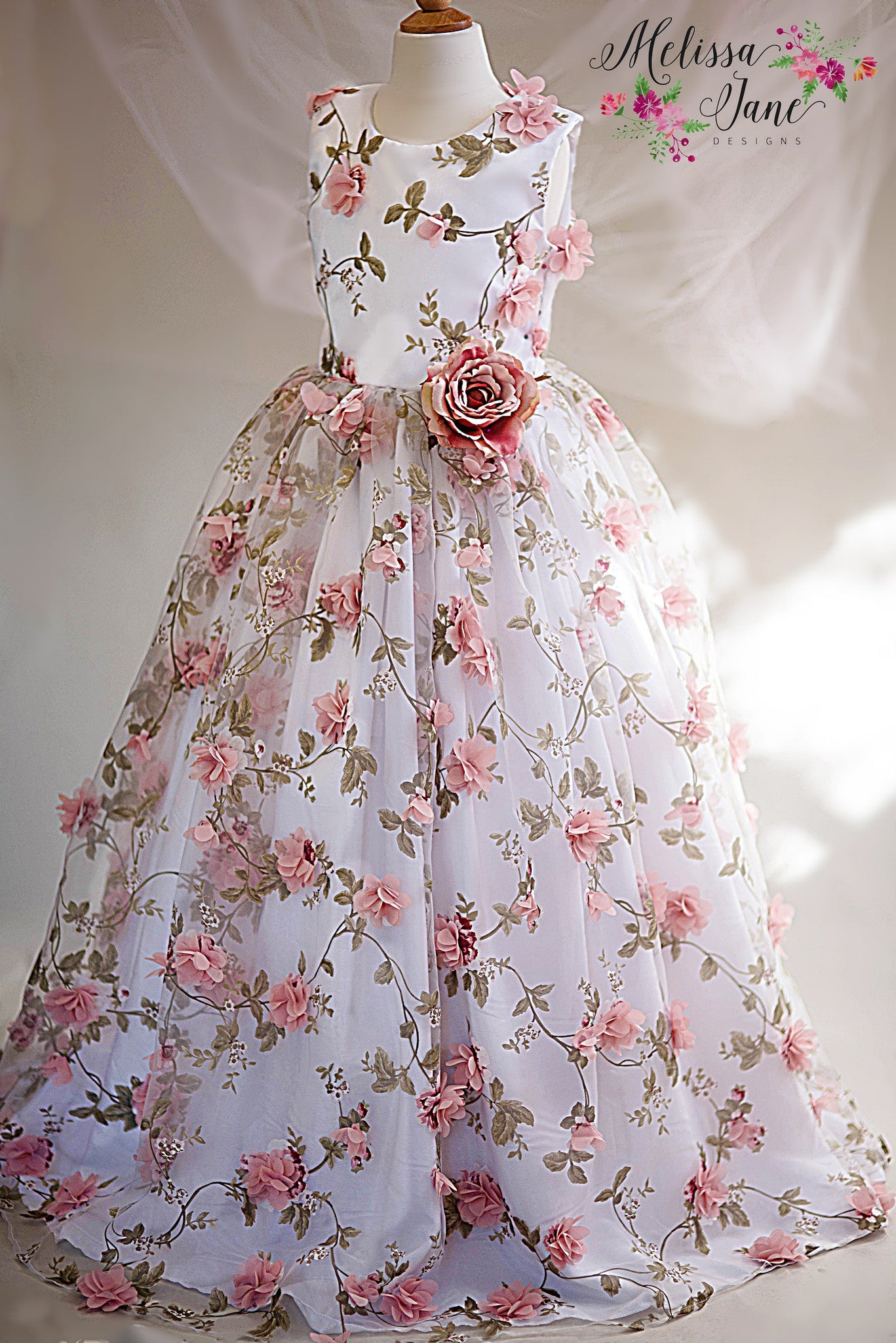 flower girl petal dress