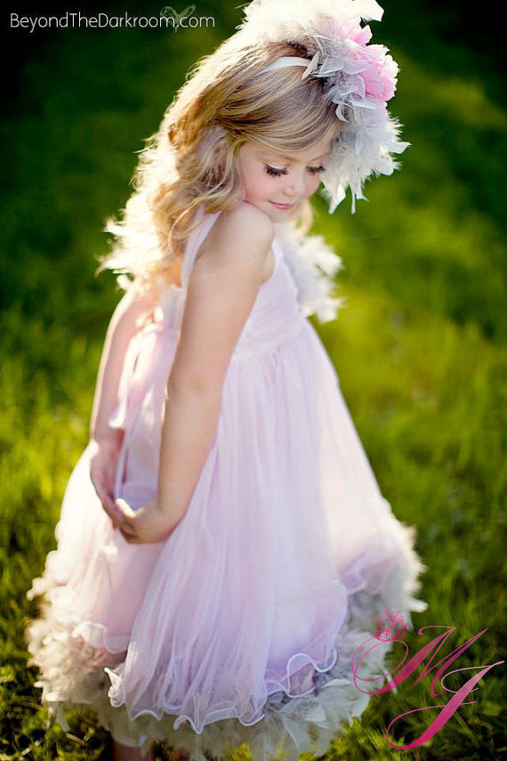 Fairy Dust Breeze Girls Feather Dress | MelissaJaneDesigns | Quality ...