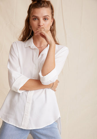 Bella Dahl Frayed Hem Button Down – By Request