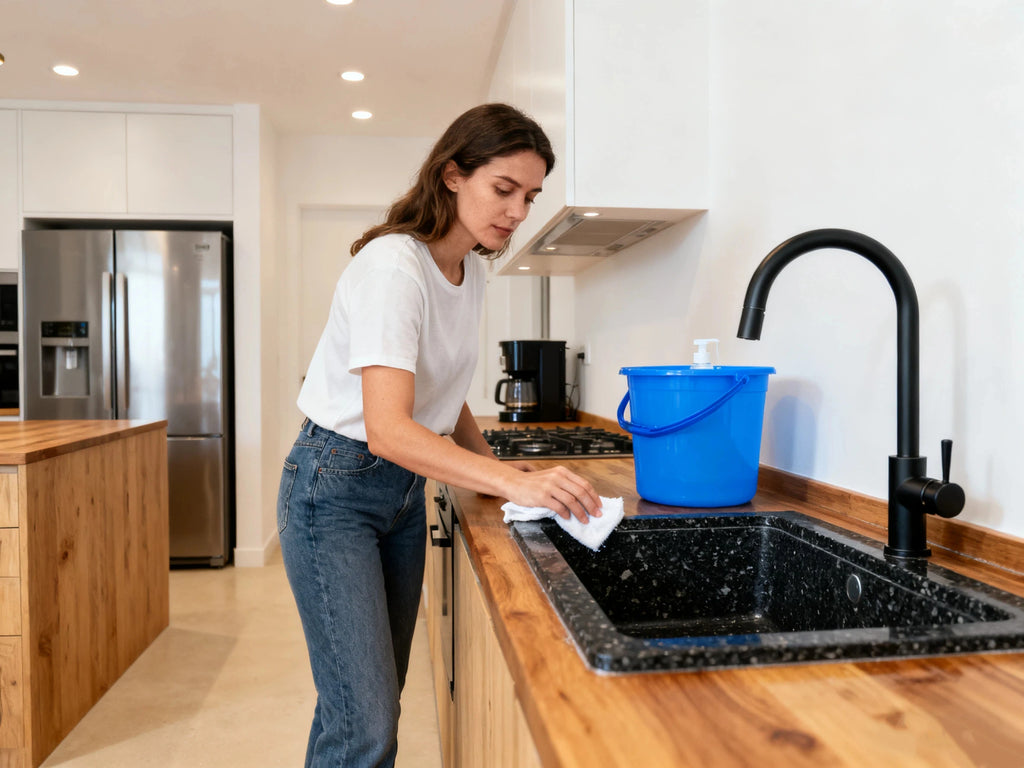 caulking kitchen sink