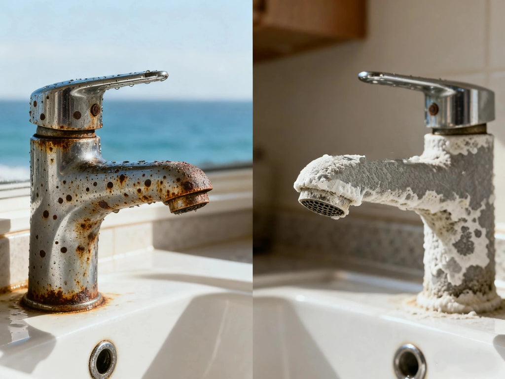 faucet corrosion removal