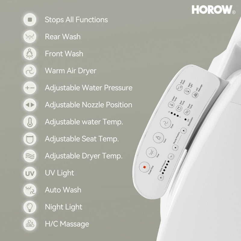 HOROW BT0338W Efficient Dual-Flush System