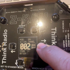 Setting DMX Channel on Z-RAY.