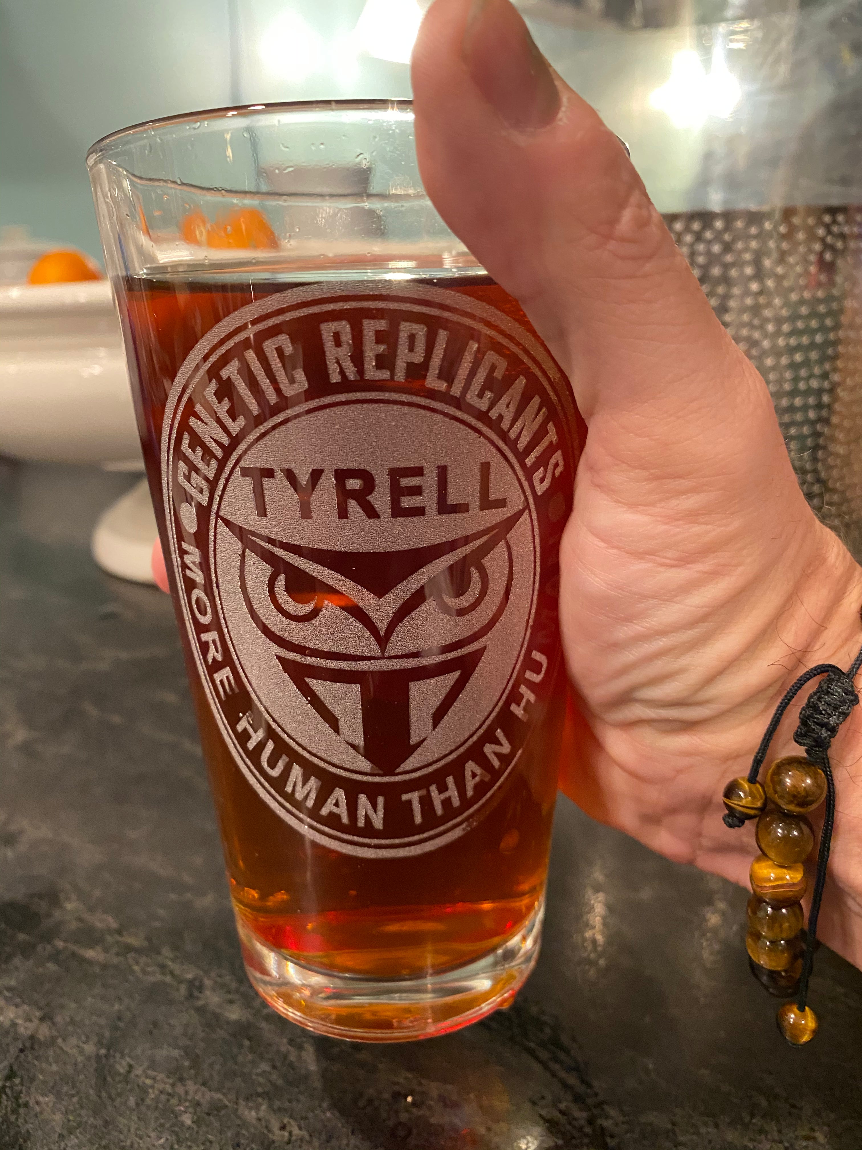 Blade Runner Tyrell Corp Pint Glass