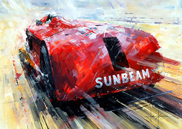 Land Speed Record Art | Seeing Red by John Ketchell