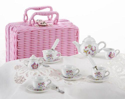 girl tea set porcelain