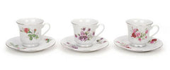 Assorted Floral Bulk Discount Tea Cups