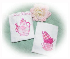 Embroidered Appliqueed Tea Towels