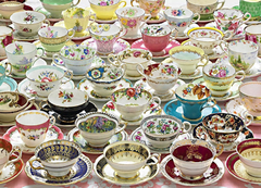 More Tea Cups Jigsaw Puzzle