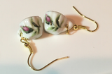 Rosebud Tea Cup Earrings