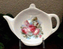 Elizabeth Rose Porcelain Tea Bag Caddy