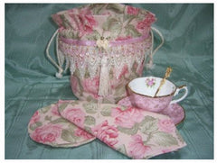 Tea Cup Carrier Reticule Purse