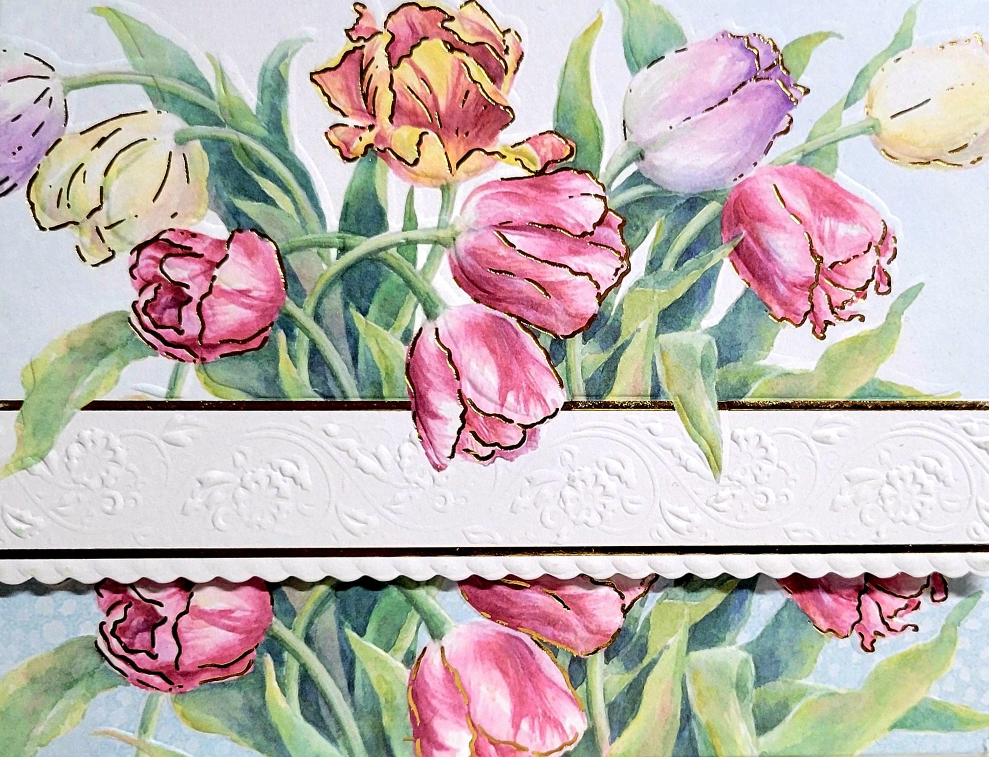 Carol Wilson Tulips Galore Note Card Portfolio