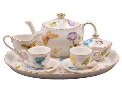 children's real tea set