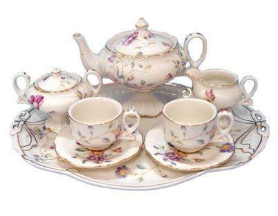 girl tea set porcelain