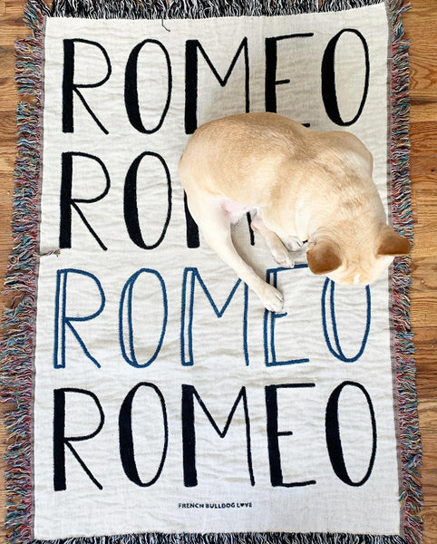 French Bulldog Blanket Personalized pet blanket by French Bulldog Love