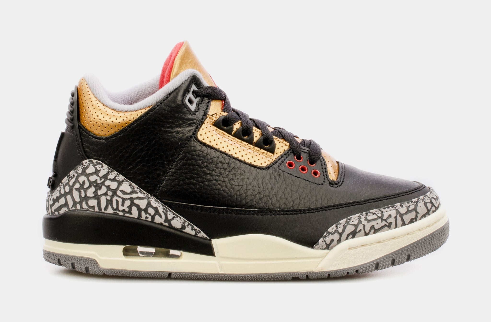 air jordan 3 black and gold