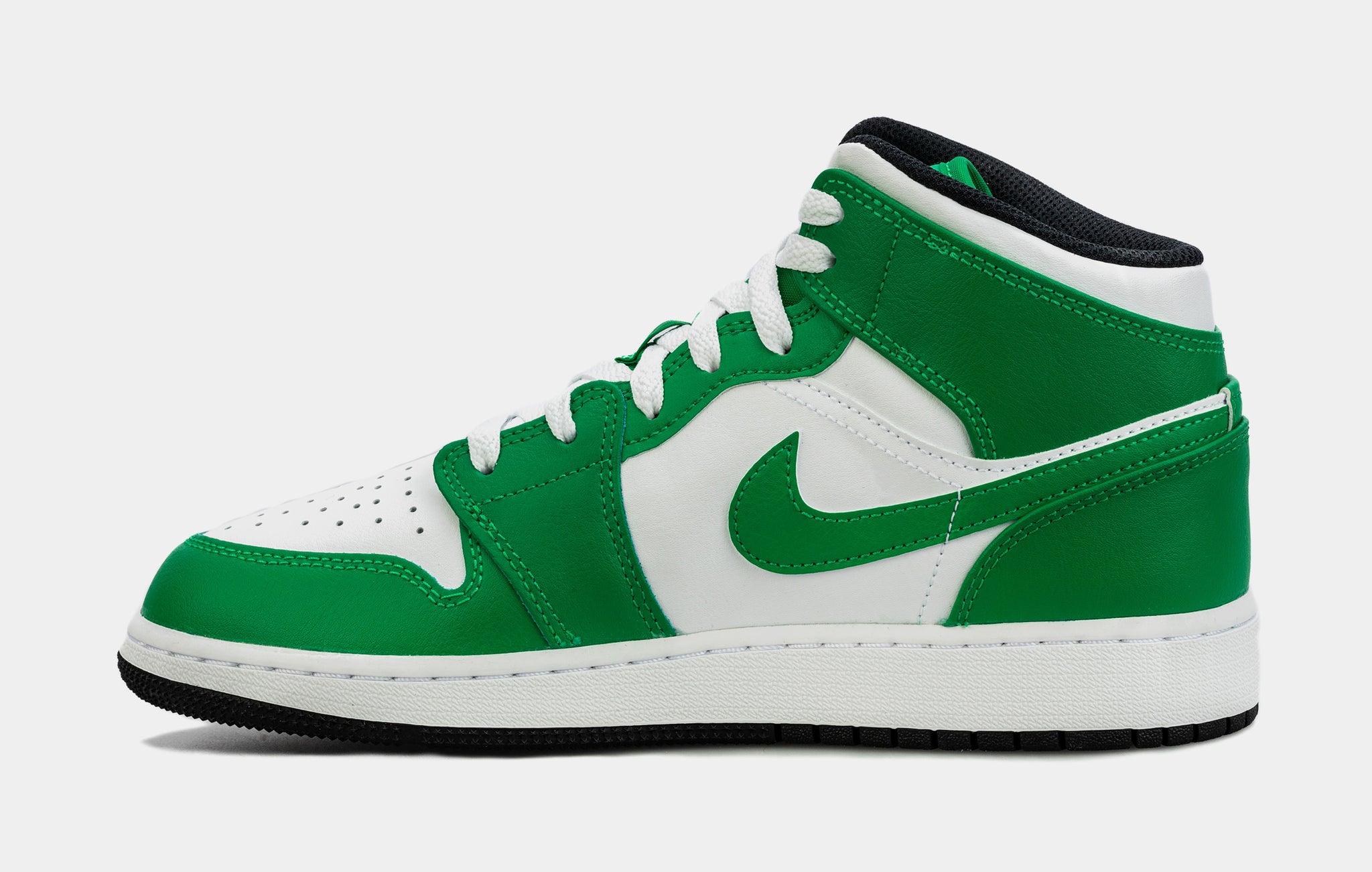 Jordan Air Jordan 1 Mid Lucky Green Grade School Lifestyle Shoes