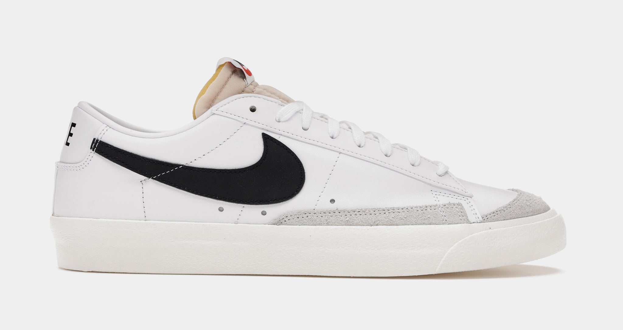 all white nike blazers low