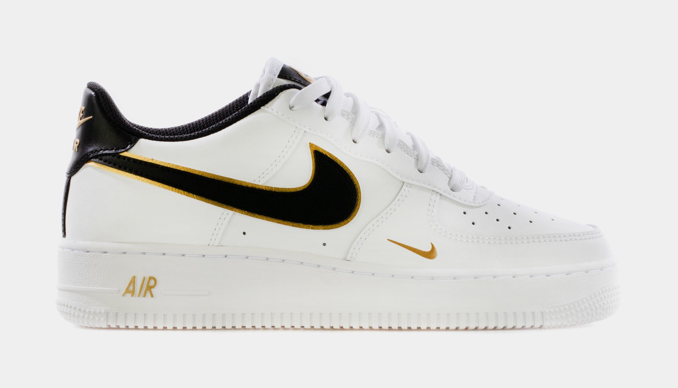 Custom Nike Air Force 1 Low (Yellow Swoosh) | Personalized Sneaker for Men  and Women