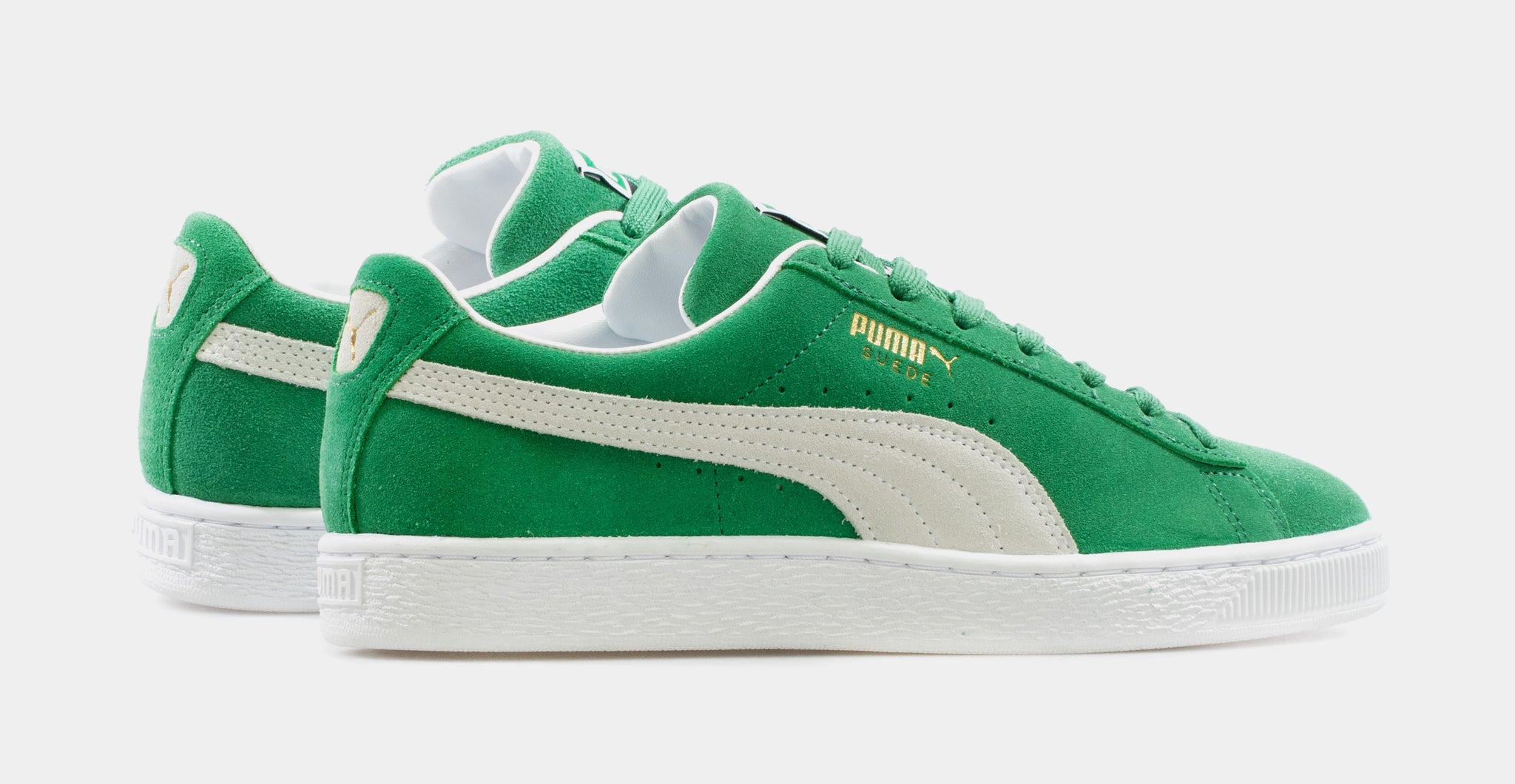 puma suede classic green white