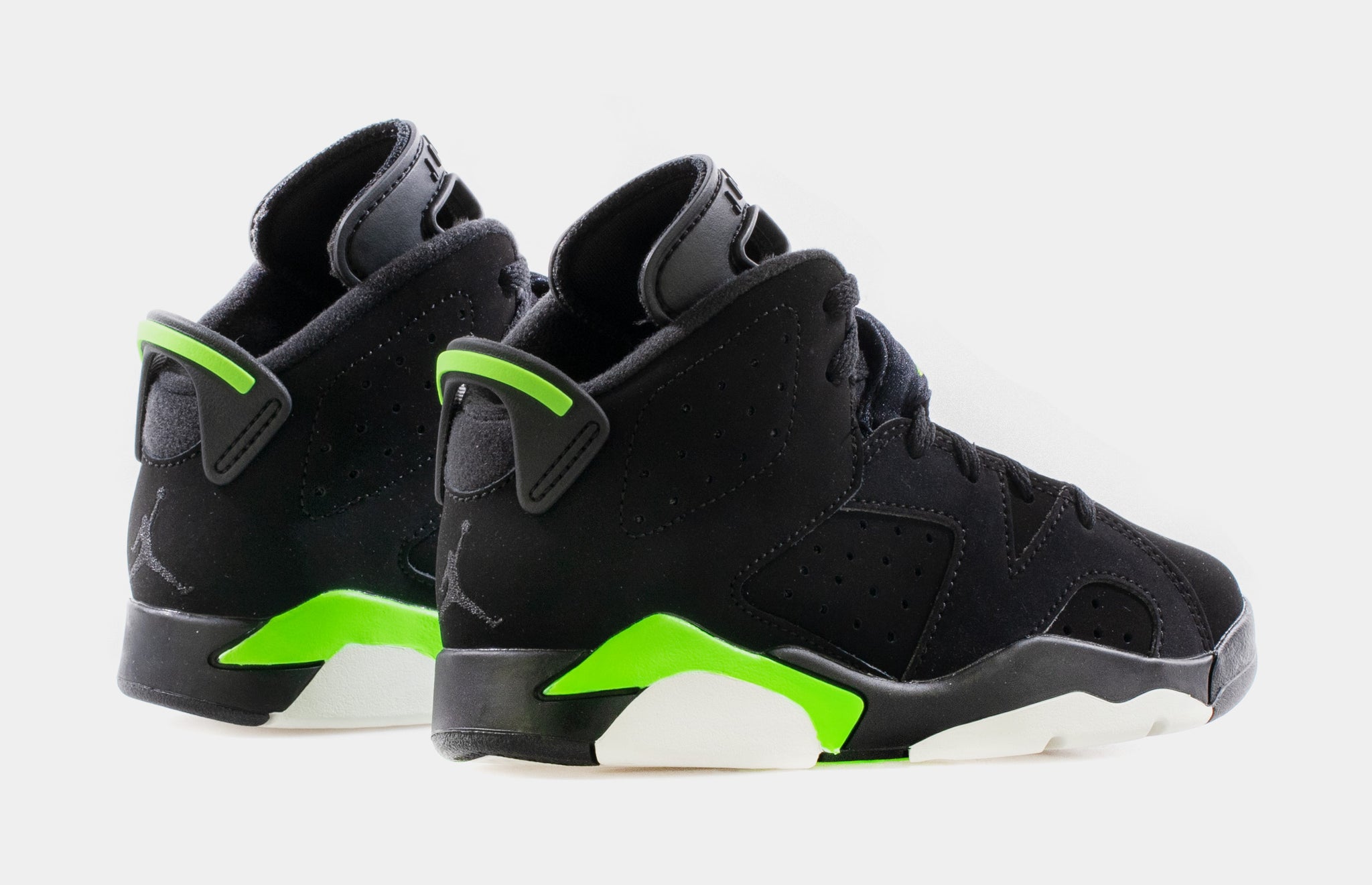 electric green jordan 6 preschool