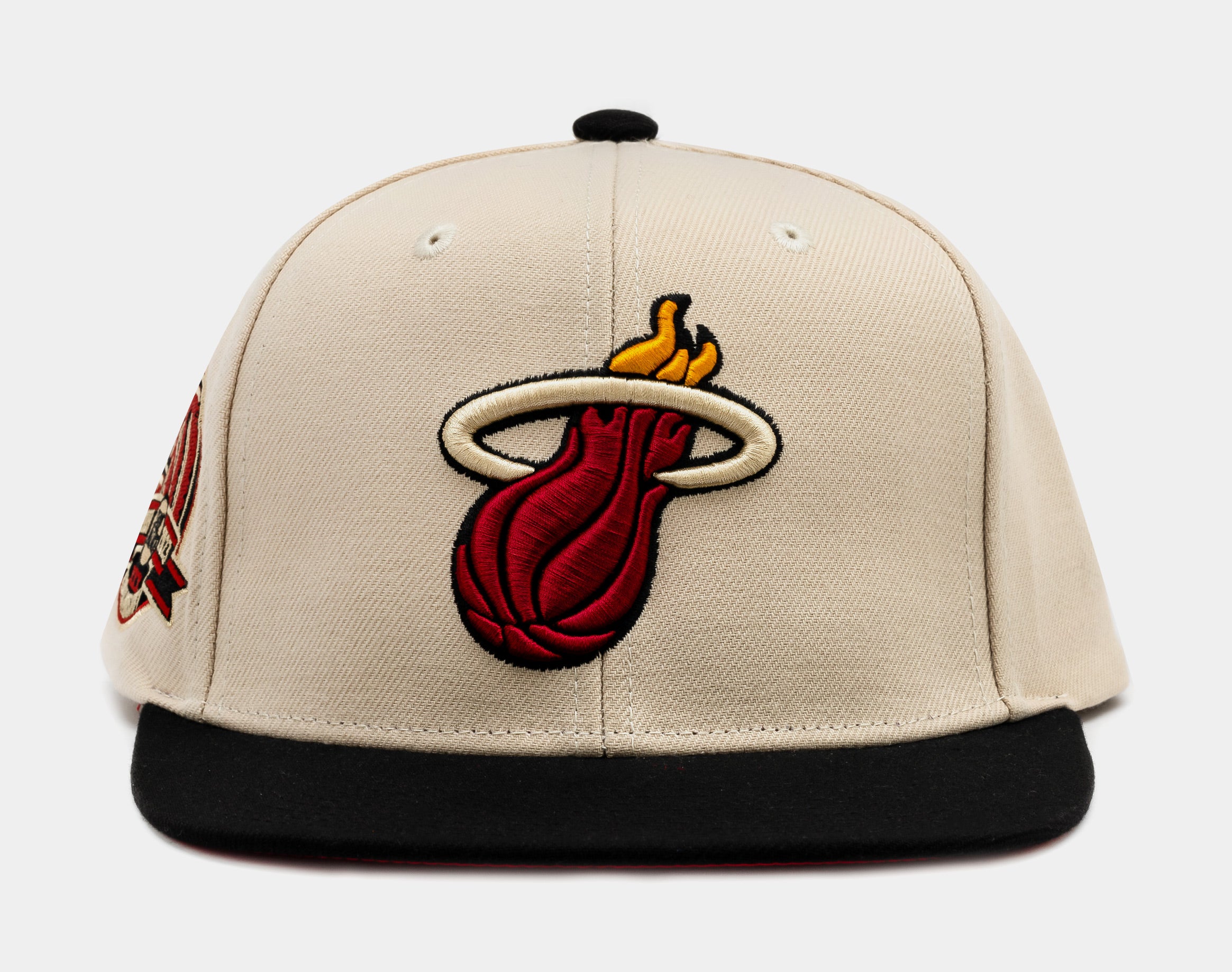 Mitchell & Ness Miami Heat Championship Snapback Cap Mens Hat Red  6HSSSH21175-MHERED1 – Shoe Palace