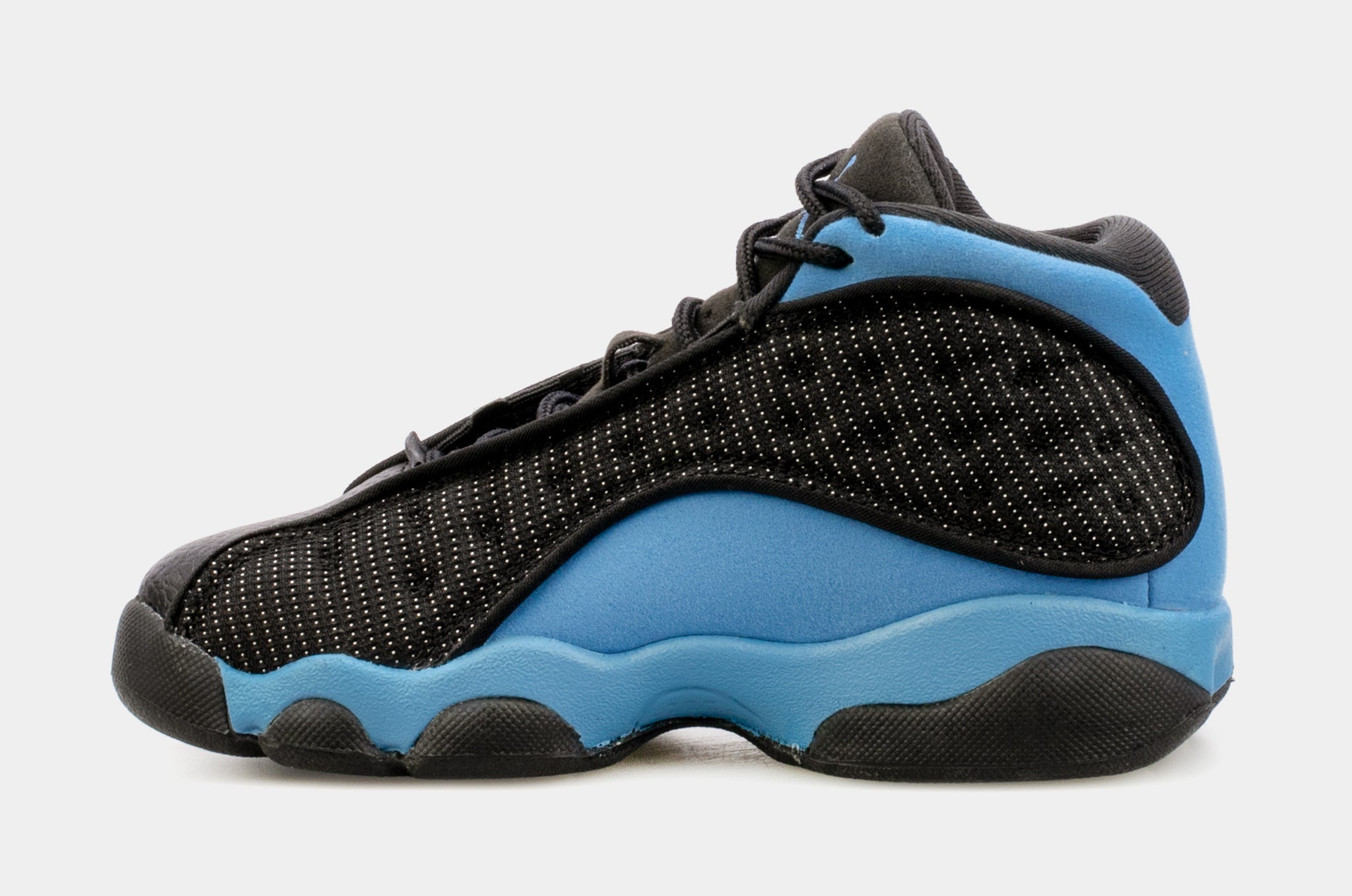 blue and black 13 jordans