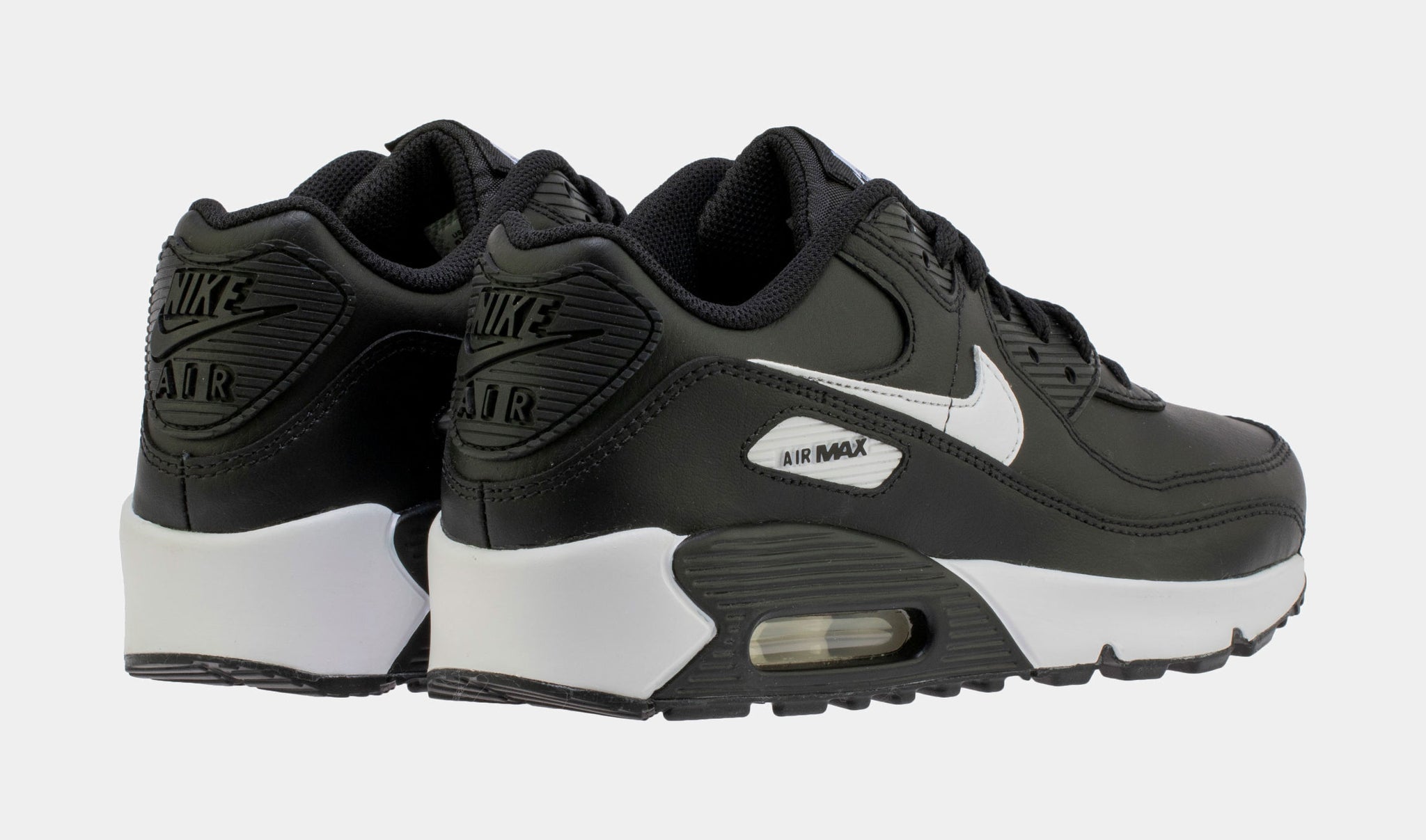 Cambio Final sagrado Nike Air Max 90 365 Leather Grade School Running Shoes Black CD6864-010 –  Shoe Palace