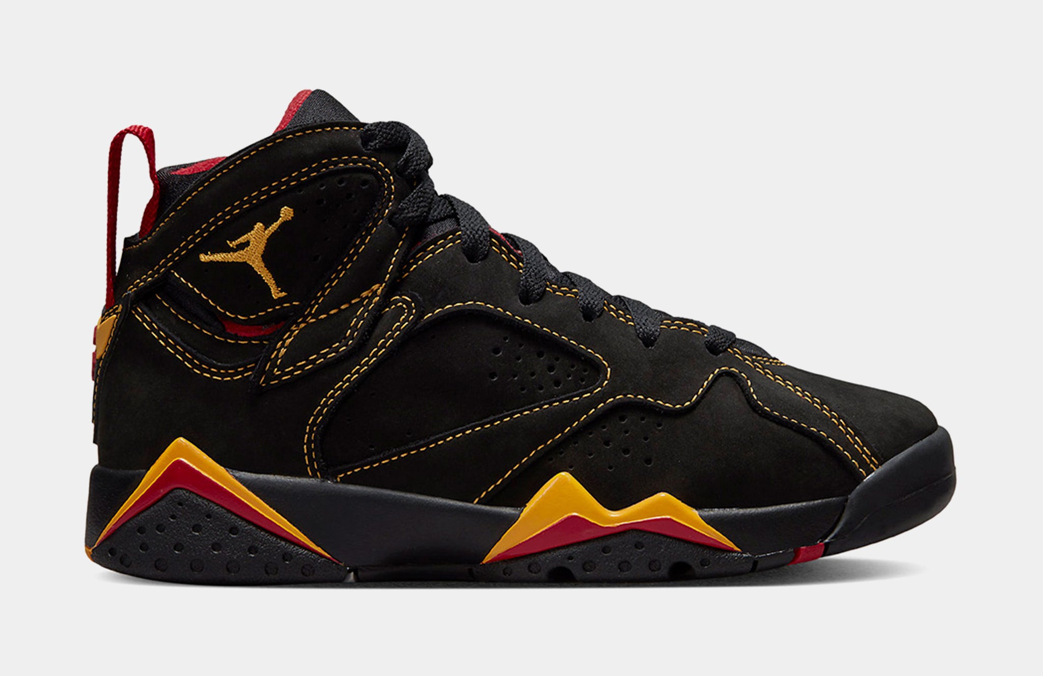 black and red jordan 7