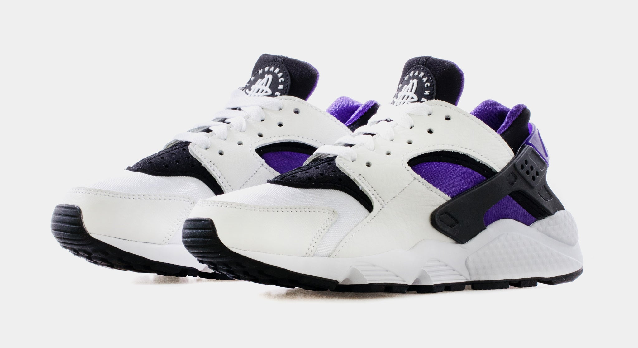 white blue and purple huaraches