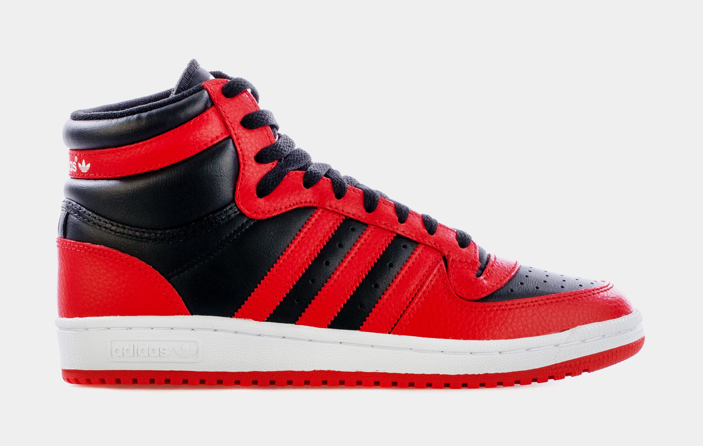 adidas Top Ten Mens Basketball Shoes Black Red GX0756 – Shoe Palace
