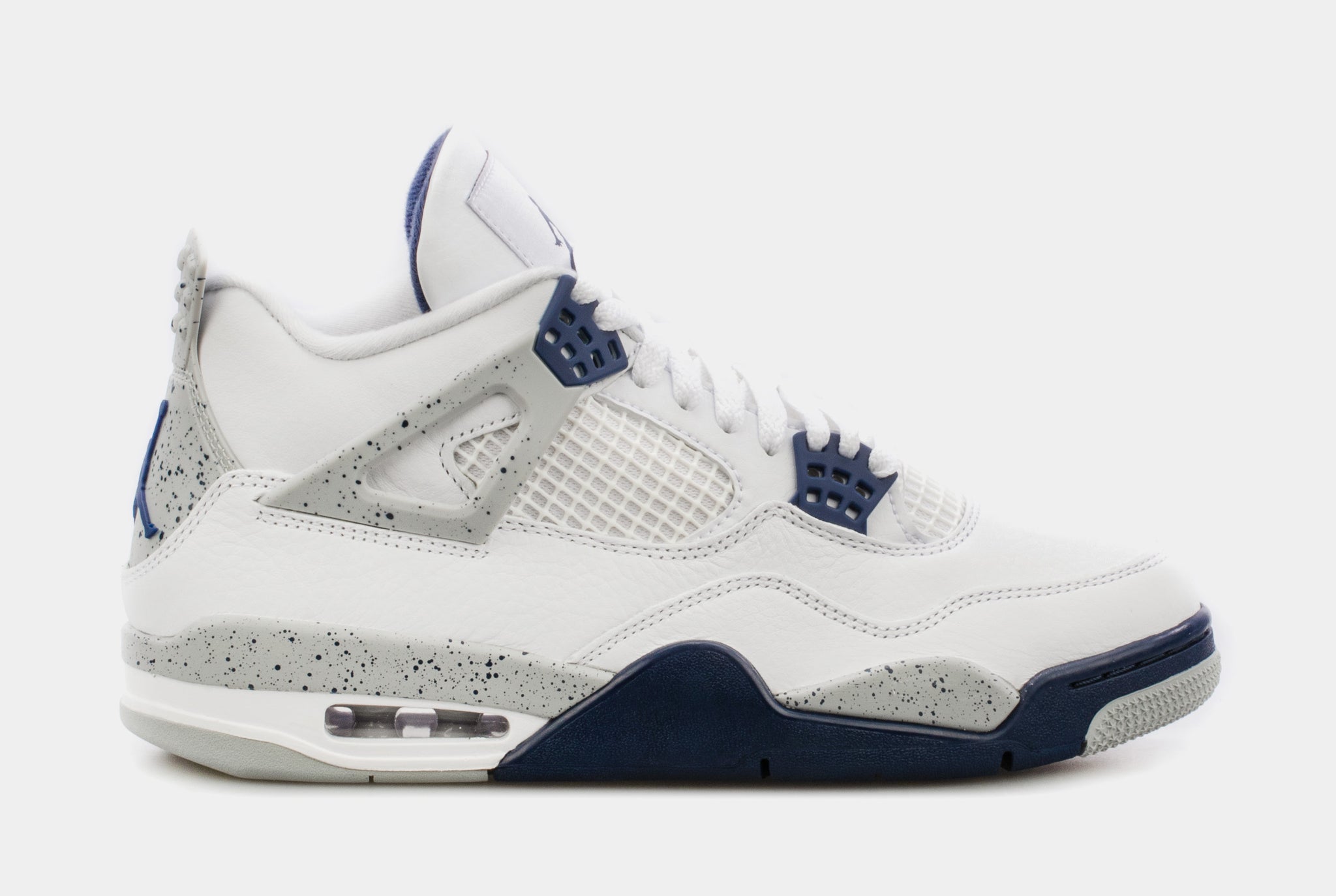 blue and white jordan 4