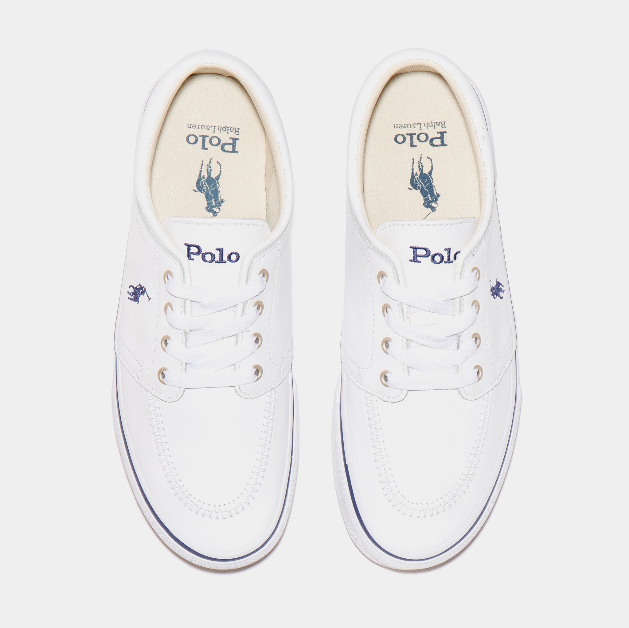 polo leather canvas shoes